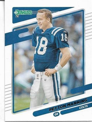 2021 DONRUSS PEYTON MANNING CARD