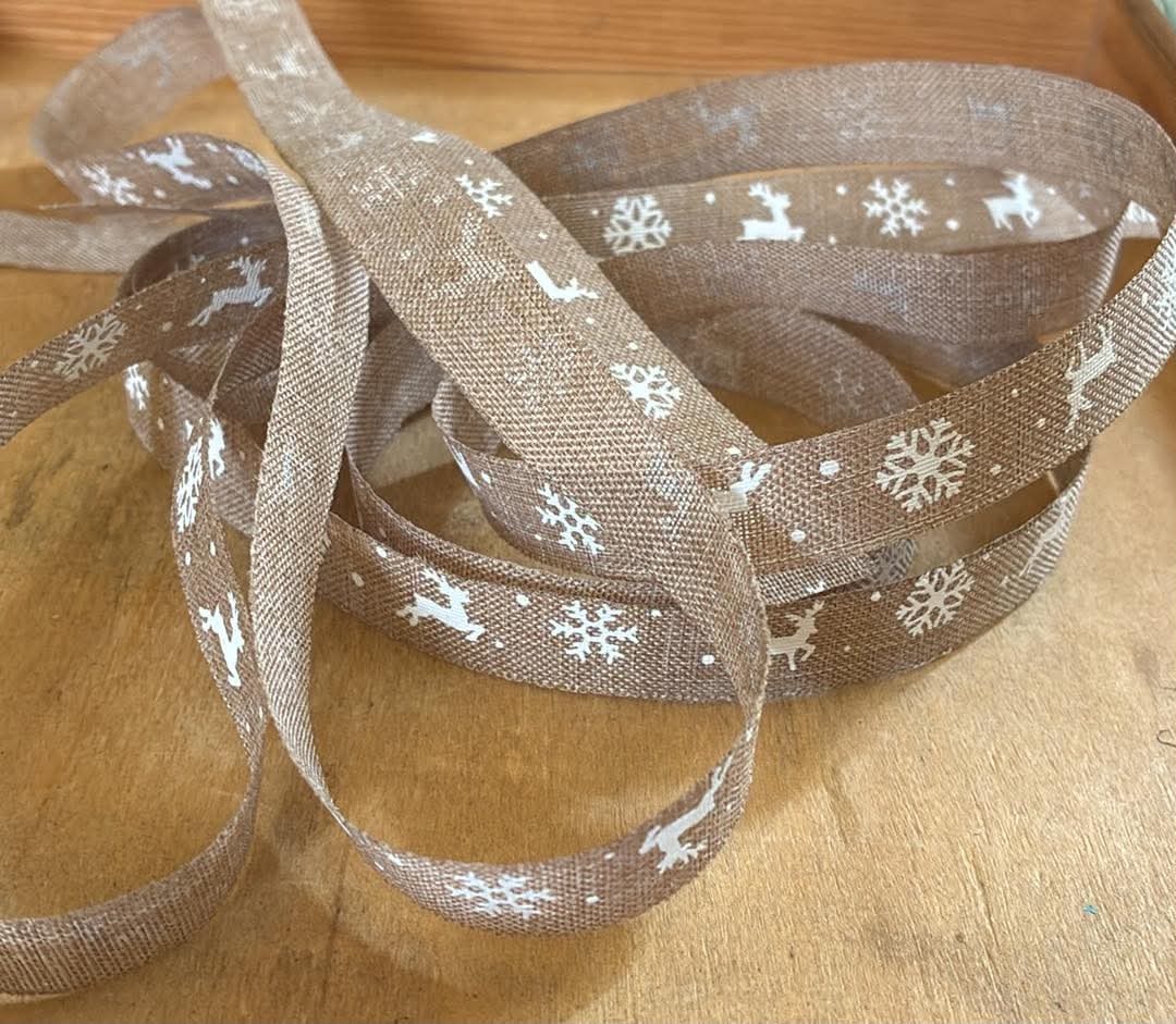 FREE: Reindeer Ribbon Ribbon, 5/8" 