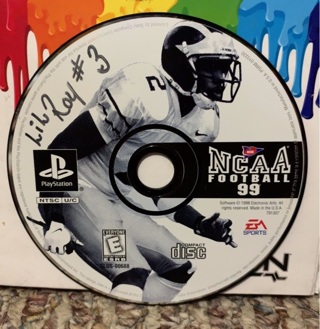 NCAA Football 99 (Sony PlayStation 1, 1998) Game Only. Tested.