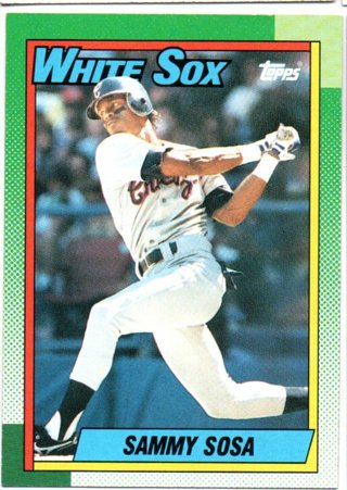 1990 Topps Sammy Sosa Rookie #692