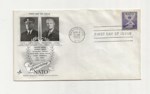 1952 FDC First Day Cover - NATO