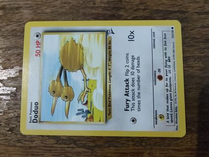 Pokemon Base Set 2 Doduo 72/130 #1