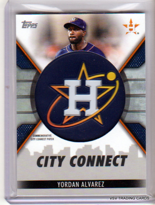 Yordan Alvarez, 2023 Topps City Connect Card #CC-YA, Houston Astros, (LBA)