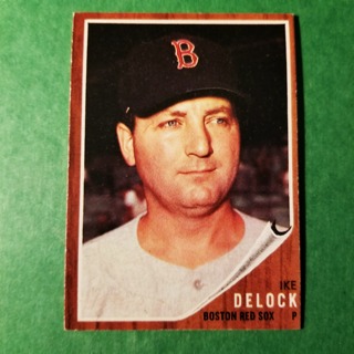 1962 - TOPPS EXMT - NRMT BASEBALL - CARD NO. 201 - IKE DELOCK - RED SOX