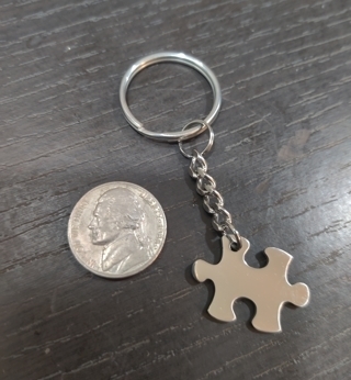 Puzzle Piece Key Chain