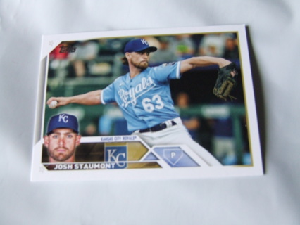 2023 Josh Staumont Kansas City Royals Topps Card #194