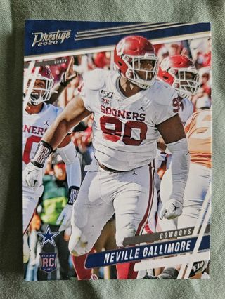 2020 Panini Prestige Rookie Neville Gallimore