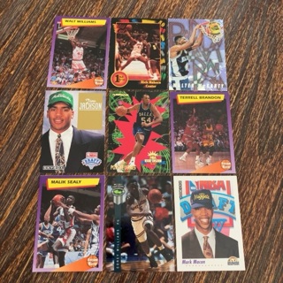 (9) Rookie / Prospect / Draft Pick Basketball Cards Lot