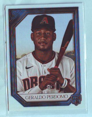 2021 Topps Gallery 59/75 Geraldo Perdomo ROOKIE Baseball Card # 49 Diamondbacks