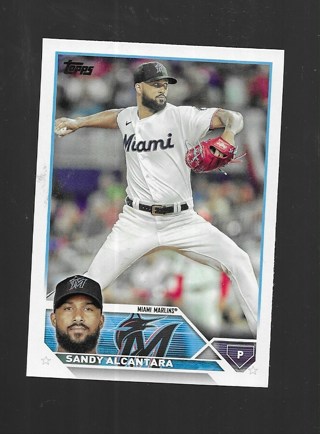 2023 TOPPS SANDY ALCANTARA #107