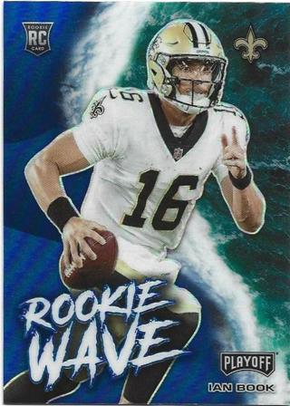 2021 PLAYOFF IAN BOOK BLUE PARALLEL ROOKIE WAVE REFRACTOR INSERT ROOKIE CARD