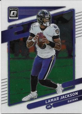 2021 DONRUSS OPTIC LAMAR JACKSON CARD