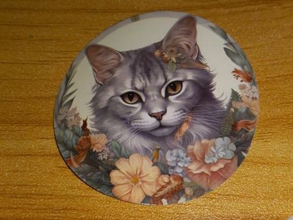 Cat Cute new 1⃣ vinyl lap top sticker no refunds regular mail very nice quality