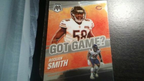 2021 PANINI MOSAIC GOT GAME? ROQUAN SMITH CHICAGO BEARS FOOTBALL CARD# GG-23