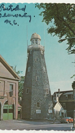 Vintage Used Postcard: B: Portland Observatory, Portland, Maine