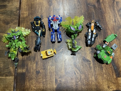 Lot of Transformer Toys for parts and Repairs