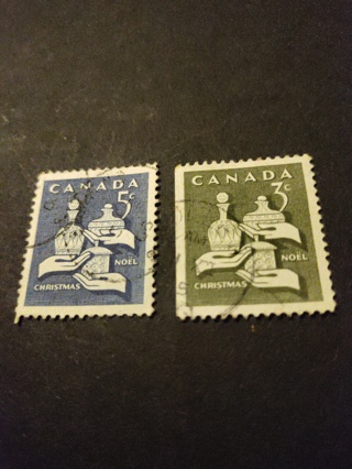 CANADA Christmas Noel 3¢&5¢ Stamps