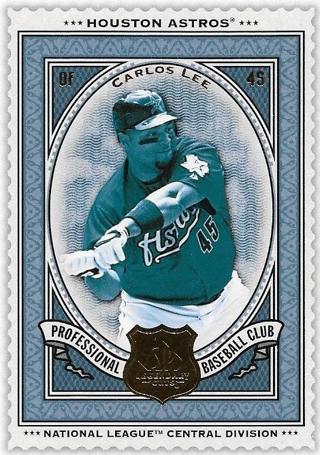 2009 SP LEGENDARY CUTS CARLOS LEE CARD