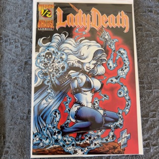 Lady Death Wizard 1/2 mail-in premium Comic 