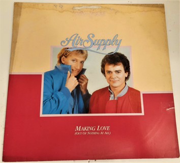 1983 Arista Records AIR SUPPLY "Making Love Out of Nothing At All" LP #601180