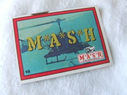 1982 M*A*S*H TV Series Opening Topps Card #18