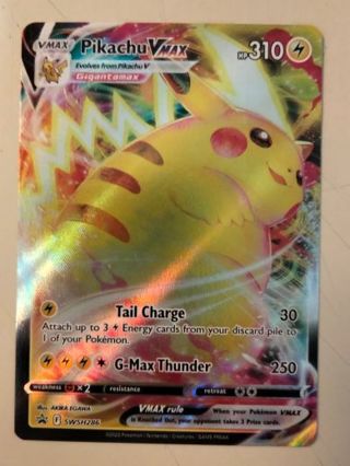 Pikachu swsh286 rare holo promo NM Pokemon