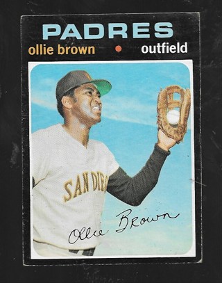 1971 TOPPS OLLIE BROWN #505