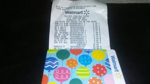 $50 WALMART GIFT CARD. DIGITAL DELIVERY. WINNER GETS THE GIFT CODE.