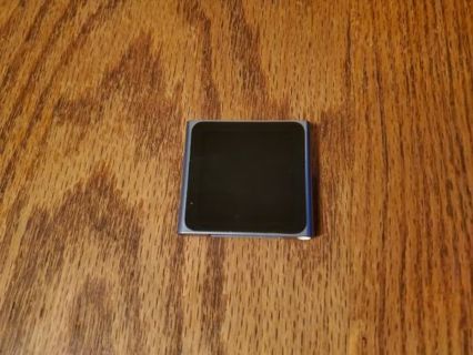 Apple iPod Nano 16 GB Blue (6th Generation) Comes With Built-in Music