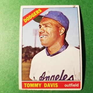 1966 - TOPPS BASEBALL CARD NO. 75 - TOMMY DAVIS - DODGERS