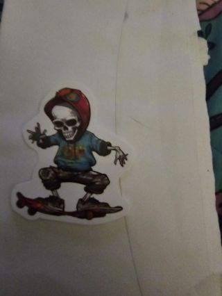 Skull sticker vinyl waterproof 6.1cm/ 2.41 in