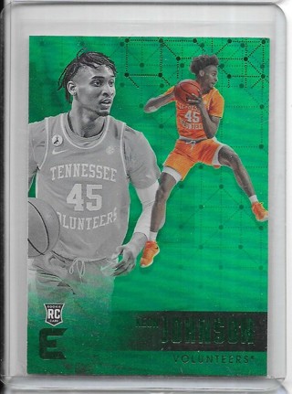 Keon Johnson 2021-22 Chronicles Draft Essentials Green #106