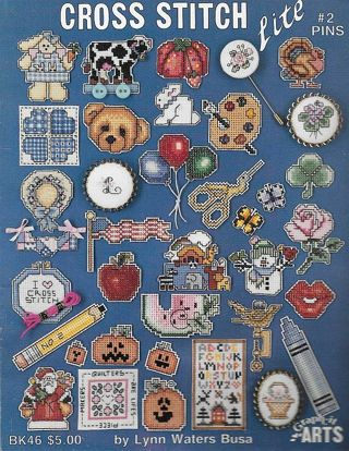 CROSS STITCH Lite Craft Booklet Patterns QUICK and EASY PROJECTS
