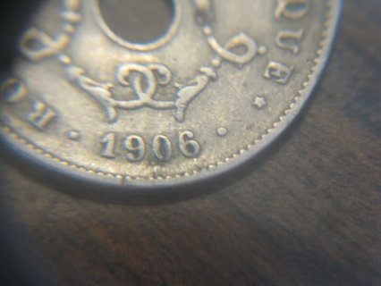 (FC-900) 1906 Belgium: 10 Centimes { 1906/05 overdate...? }