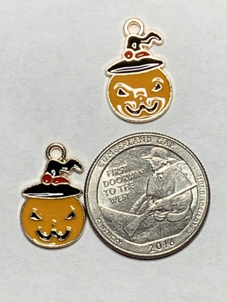 HALLOWEEN CHARMS~#41~SET OF 2 CHARMS~SET 3~FREE SHIPPING!