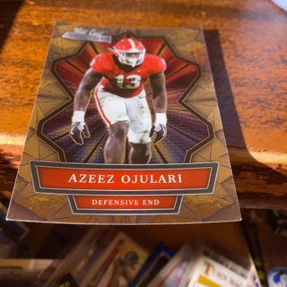 2021 wild card allumination azeez oljulari football card 