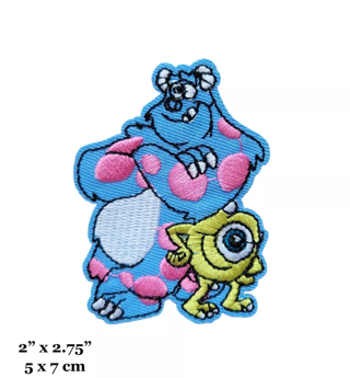 MONSTERS INC.IRON ON Patch Animated Movie Clothing accessory Embroidery Applique Decoration