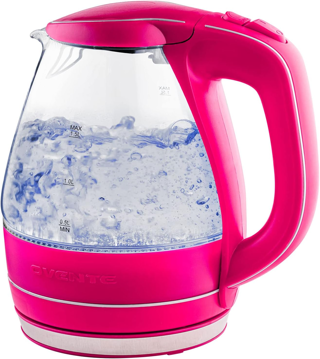 NEW BPA-Free Glass Electric Kettle, Fast Heating with Auto Shut-Off and Boil-Dry Protection