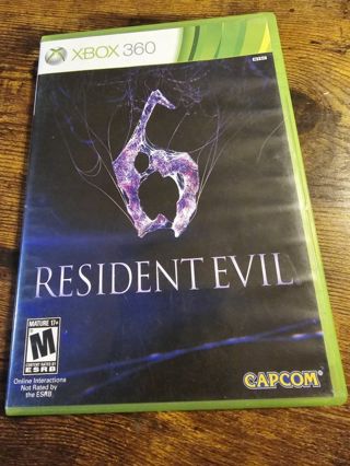 Xbox 360 Resident Evil 6. 2 discs