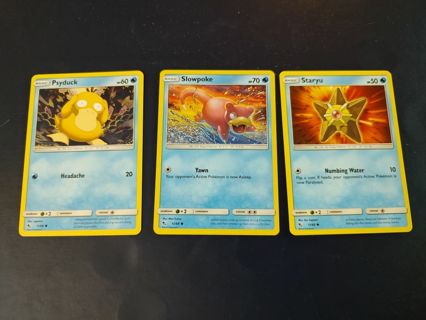 Pokemon Hidden Fates Water Cards