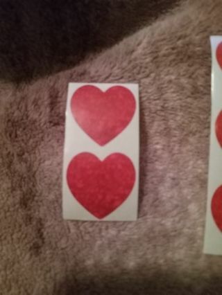 2pc heart sticker lot please order more then 1 item thanks
