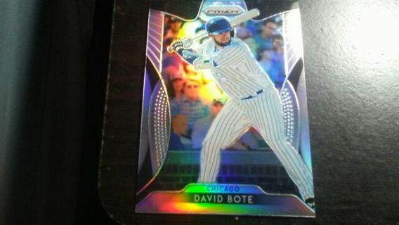 2019 PANINI PRIZM DAVID BOTE CHICAGO BASEBALL CARD# 158