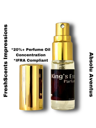 King’s Essence : Compare to Creed Absolu Aventus : 20%+ Oil