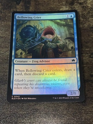 Bellowing Crier 0042 Foil Bloomburrow BLB MTG Magic The Gathering