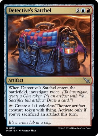 Detective's Satchel - Foil MTG Murders at Karlov Manor NM Magic Foil