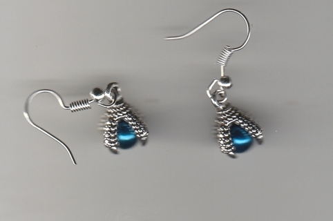 BLUE DRAGON CLAW EARRINGS (PLEASE READ DESCRIPTION) 