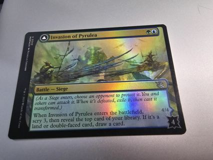 Magic the gathering mtg Invasion of Pyrulea foil card March of the machine