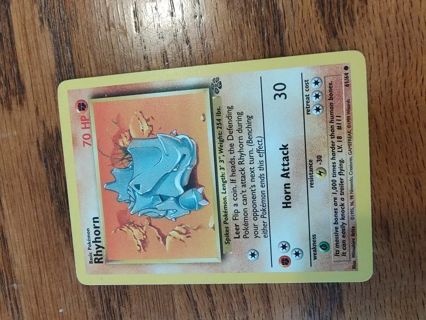 Pokemon Jungle Set Rhyhorn 61/64 #7