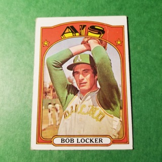 1972 - TOPPS BASEBALL CARD HI NO. 537 - BOB LOCKER - A'S