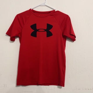 Boys Youth Large Under Armour Logo T-Shirt